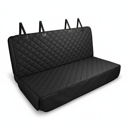 Dog Car Rear Seat Protective Cover Waterproof Dirt Resistant Pet Seat Cover Black Shoulder Strap Hammock Pet Travel Mattress